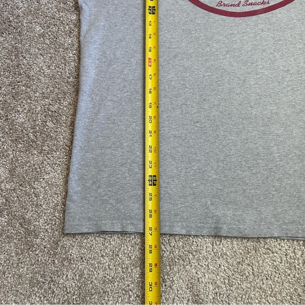 Vintage USA Champion Beer Nuts Brand Snacks Graphic T-Shirt XL Gray 90s Y2K - Picture 5 of 9